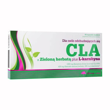 Olimp CLA met groene thee plus L-carnitine, 60 capsules