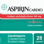 Aspirina Cardio 100 mg, 28 compresse rivestite con film