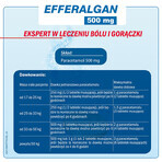 Efferalgan 500 mg, 16 comprimate efervescente