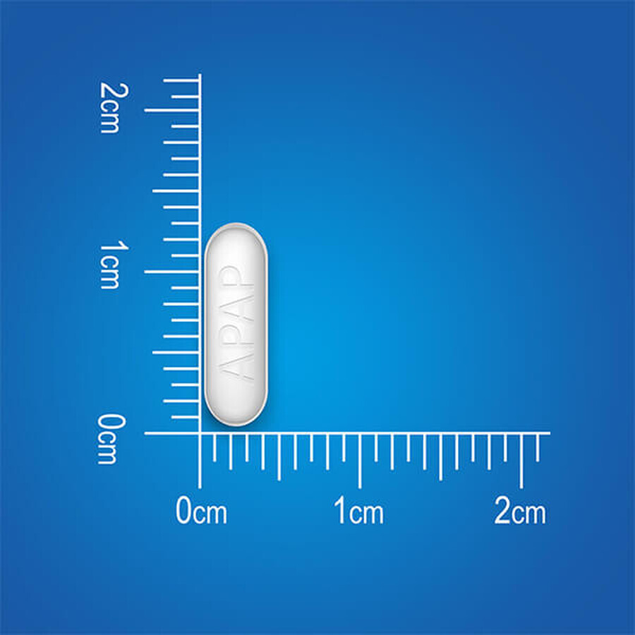 Apap 500 mg, 12 comprimidos recubiertos con película