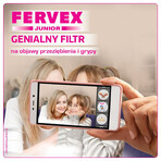 Fervex Junior 280 mg + 100 mg + 10 mg, granules for oral solution, 8 sachets