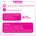 Fervex Junior 280 mg + 100 mg + 10 mg, granules for oral solution, 8 sachets