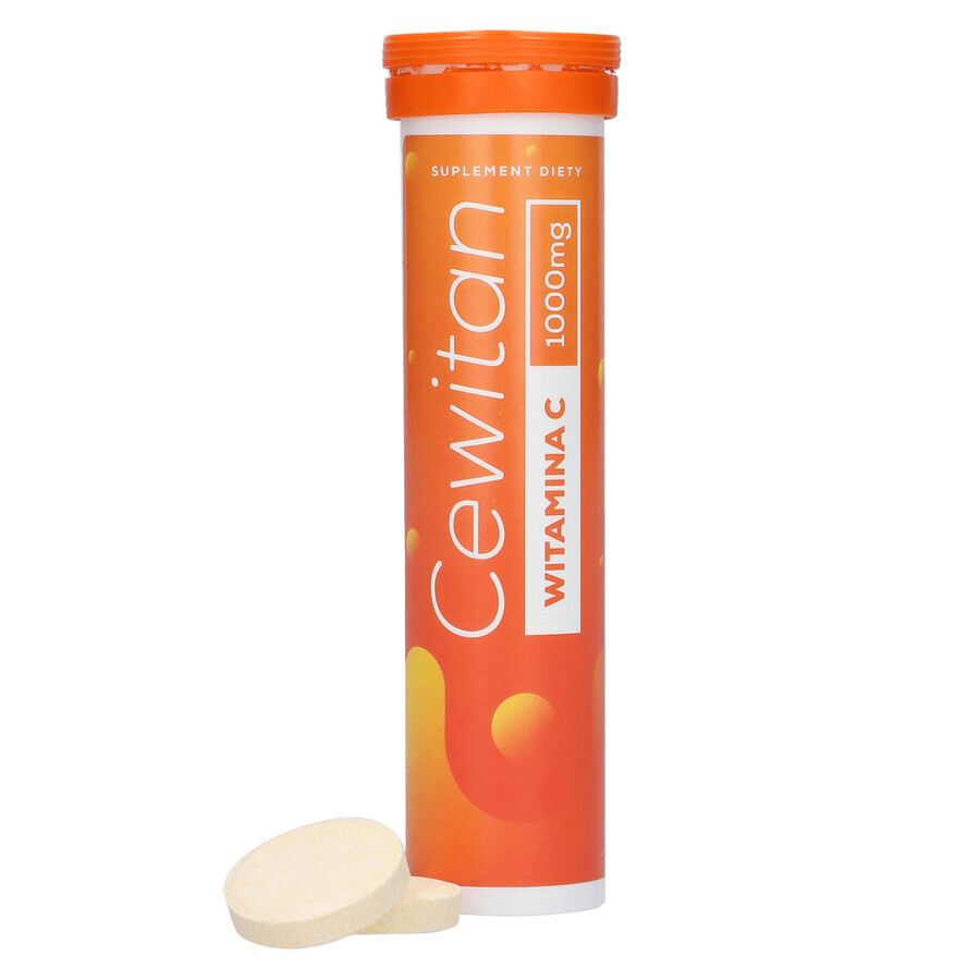 Cewitan Vitamina C 1000 mg, gusto limone, 15 compresse effervescenti