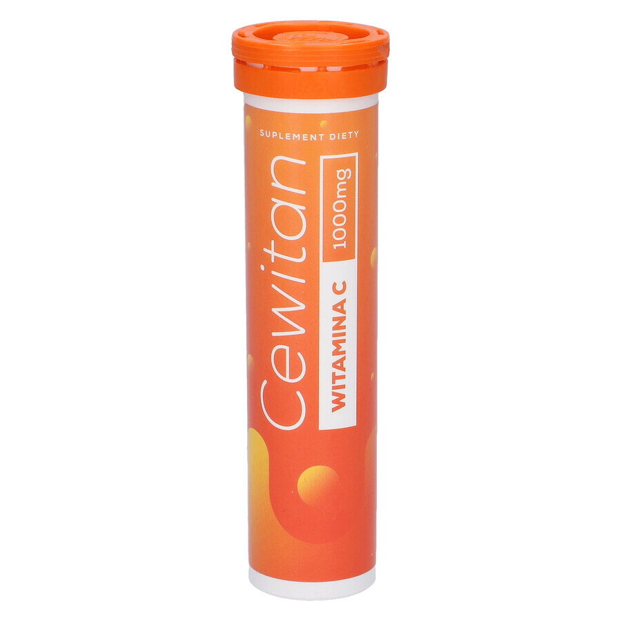 Cewitan Vitamina C 1000 mg, gusto limone, 15 compresse effervescenti