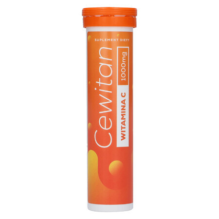 Cewitan Vitamina C 1000 mg, gusto limone, 15 compresse effervescenti