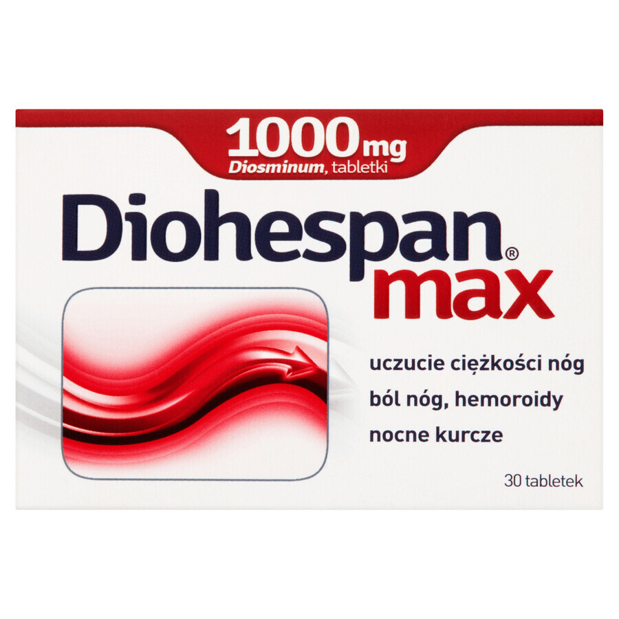 Diohespan Max 1000 mg, 30 comprimate