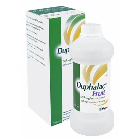 Duphalac Fruit 667 mg/ml, soluzione orale per la stitichezza, gusto prugna, 500 ml