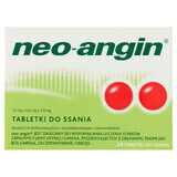 Neo-Angin 1,2 mg + 0,6 mg + 5,9 mg, 24 pastiluțe