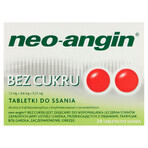 Neo-Angin sin azúcar 1,2 mg + 0,6 mg + 5,72 mg, 24 pastillas