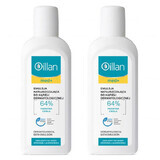 Oillan Med+, émulsion lubrifiante pour bains dermatologiques de plus d'un mois, 2 x 500 ml