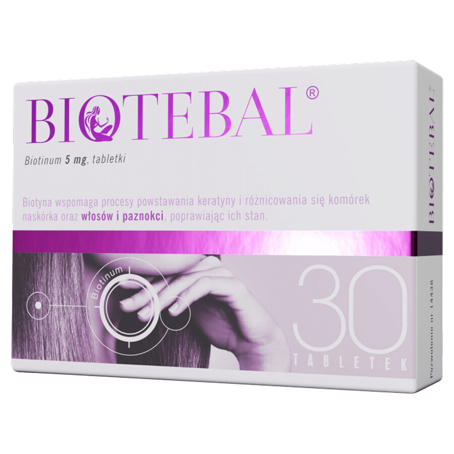 Biotebal 5 mg, 30 comprimate