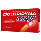 Polopiryna Max 500 mg, 10 comprimate enterale