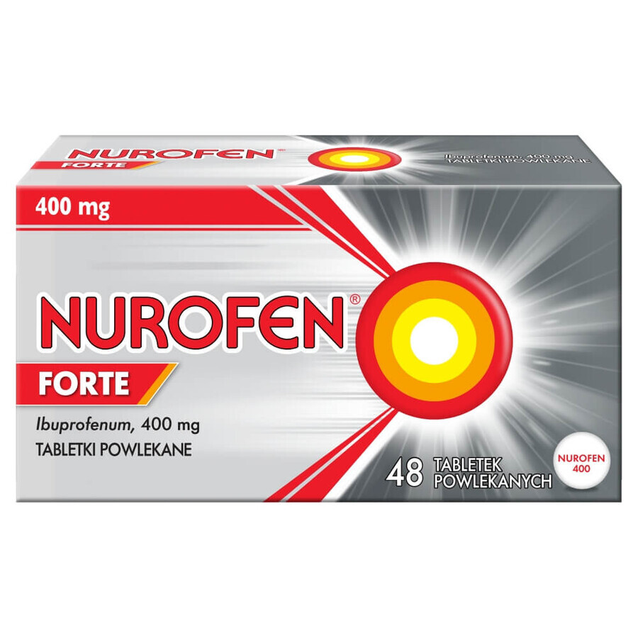 Nurofen Forte 400 mg, 48 comprimidos recubiertos