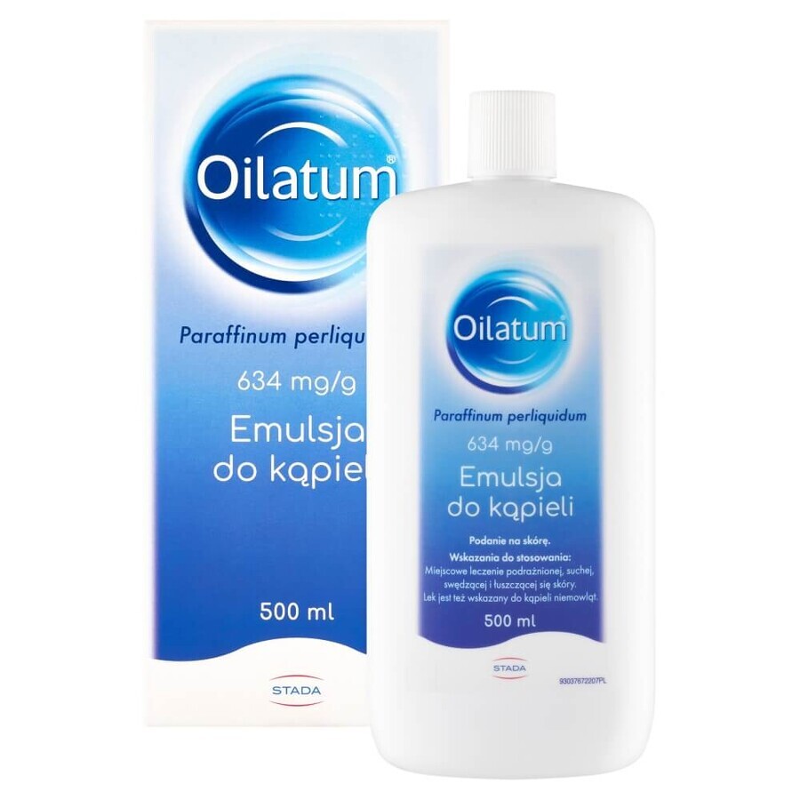 Oilatum 634 mg/g, bademulsie, 500 ml