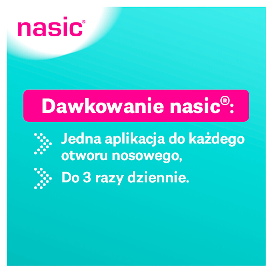 Nasic (0,1 mg + 5 mg)/doză, spray nazal, 10 ml