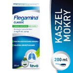 Flegamina Classic cu aromă de mentă fără zahăr 4 mg/ 5 ml, sirop, 200 ml