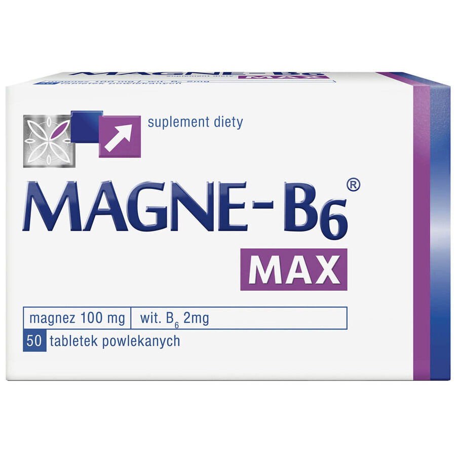 Magne-B6 Max, 50 comprimate filmate