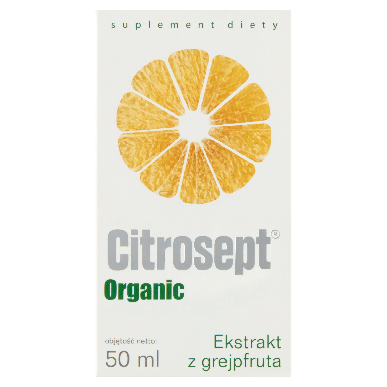 Citrosept Organic, extract de grapefruit, picături, 50 ml