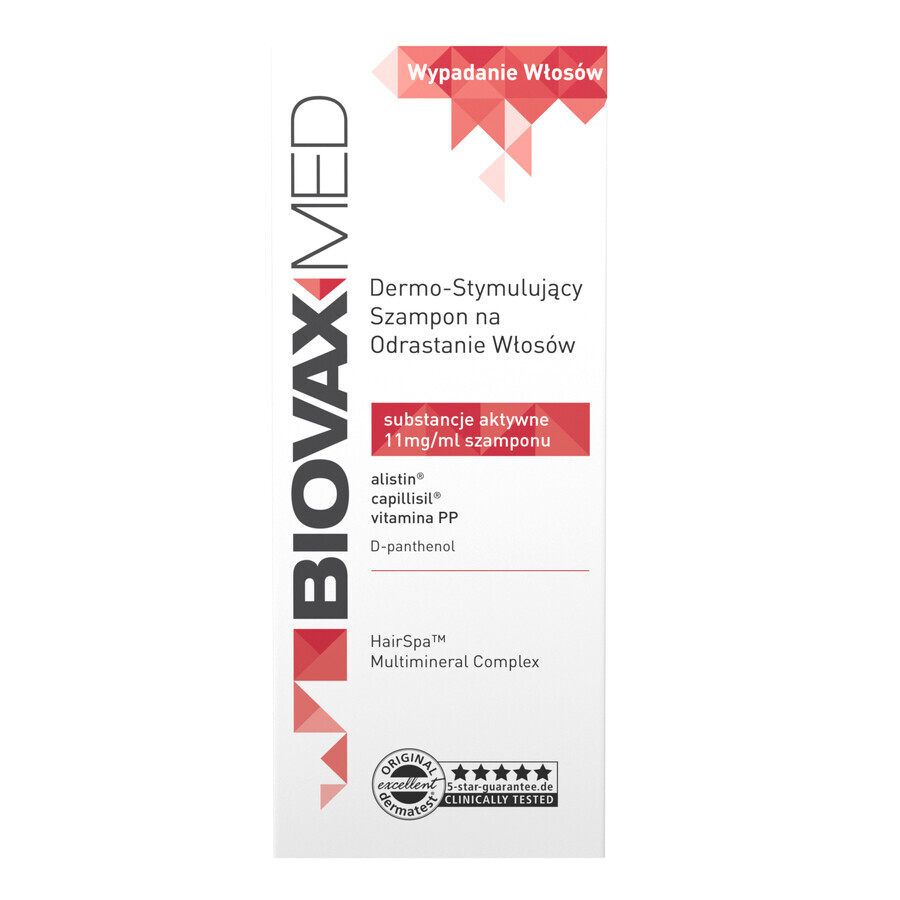 Biovax Med, șampon dermo-stimulator pentru regenerarea părului, 200 ml