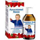 Paracetamol Hasco 120 mg/ 5 ml, suspensie orală pentru copii de la naștere, aromă de căpșuni, 150 g