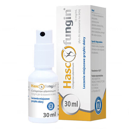 Hascofungine 10 mg/ml, vloeistof voor huidtoepassing, 30 ml