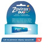 Zovirax Duo (50 mg + 10 mg)/g, cremă, 2 g 