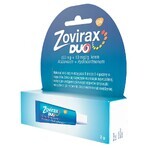 Zovirax Duo (50 mg + 10 mg)/g, cremă, 2 g 