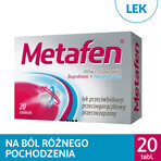 Metafen 200 mg + 325 mg, 20 tablets