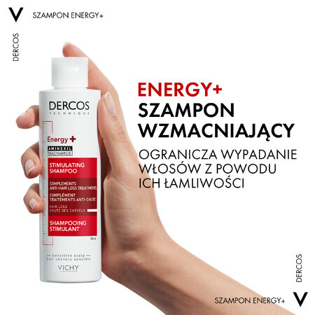 Vichy Dercos Energy+, Șampon pentru întărirea părului, 400 ml