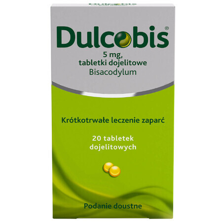 Dulcobis 5 mg, 20 comprimate gastrointestinale