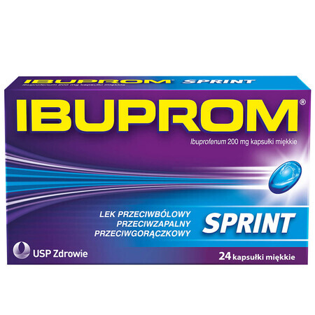 Ibuprom Sprint 200 mg, 24 capsules molles