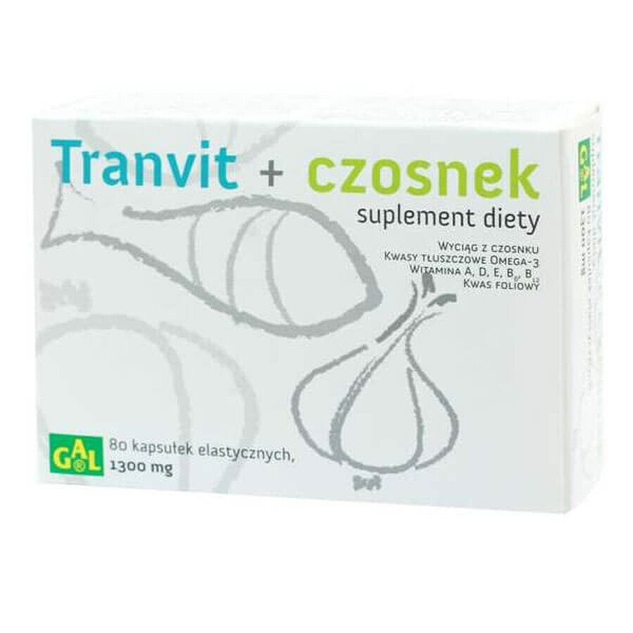 GAL Tranvit + usturoi, 80 capsule flexibile