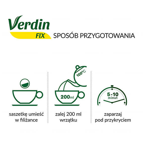 Verdin Fix, 40 pliculețe