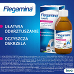 Flegamina Classic aromă de zmeură 4 mg/ 5 ml, sirop, 200 ml