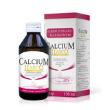 Calcium Hasco 115.6 mg/ 5 ml, sirop, aromă de zmeură, 150 ml