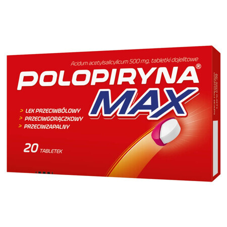 Polopiryna Max 500 mg, 20 compresse enterali