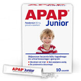 Apap Junior 250 mg, granule, 10 plicuri