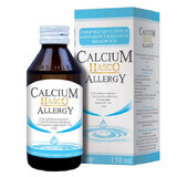 Calcium Hasco Allergy 115,6 mg/ 5 ml, sirop fără gust, 150 ml