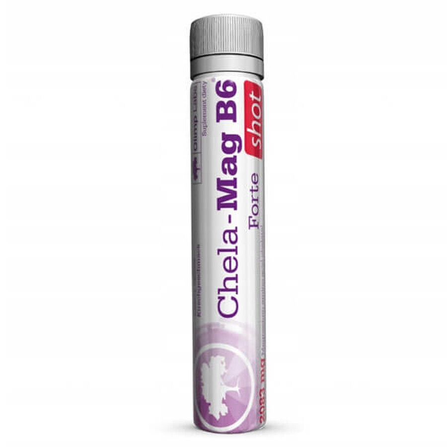 Olimp, Chela-Mag B6 Forte Shot, aromă de portocale, 25 ml