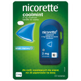 Nicorette Coolmint 2 mg, 20 pastiluțe