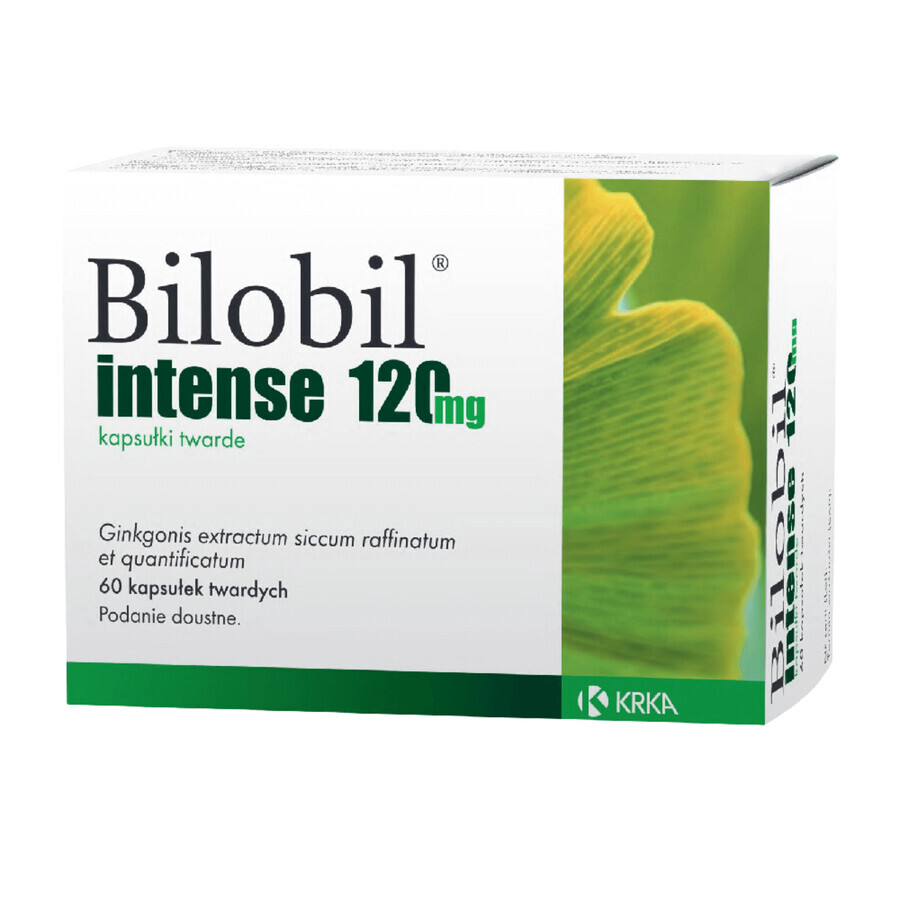 Bilobil Intenso 120 mg, 60 cápsulas