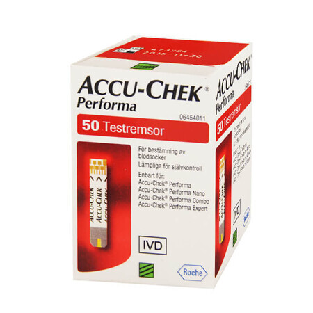 Accu-Chek Performa, benzi de testare, 50 unități