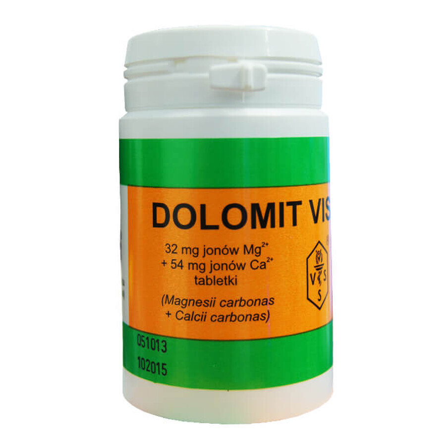 Dolomit VIS 32 mg + 54 mg, 72 comprimate