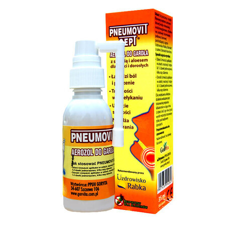 Pneumovit Sept, aerosol pentru gât, 35 ml