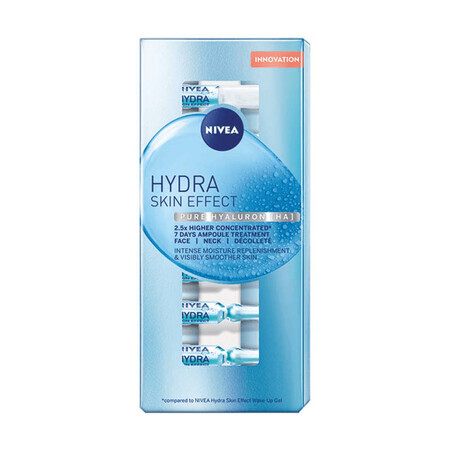 Fiole Hydra Skin Effect, 7 bucati x 1 ml, Nivea