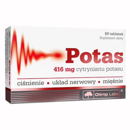 Olimp Potasiu, citrat de potasiu, 60 comprimate