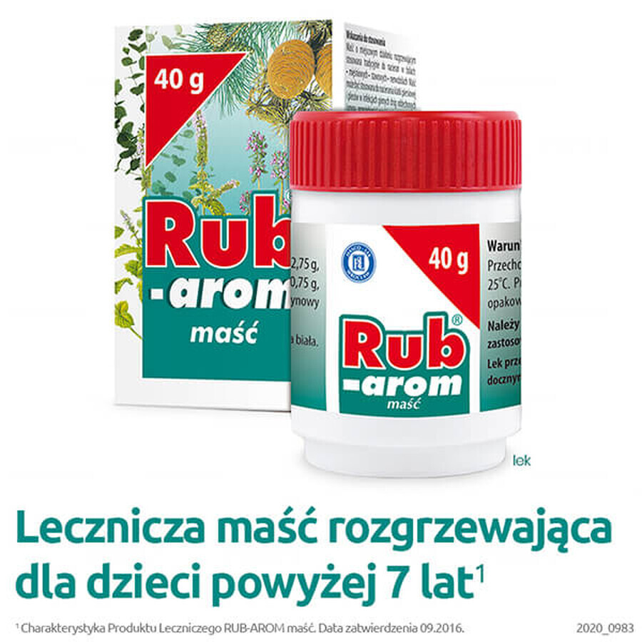 Rub-arom, unguent de încălzire, 40 g