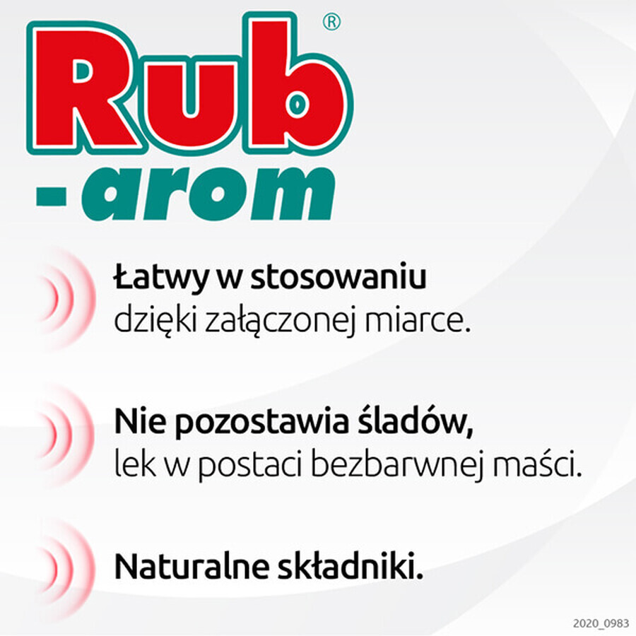 Rub-arom, unguent de încălzire, 40 g