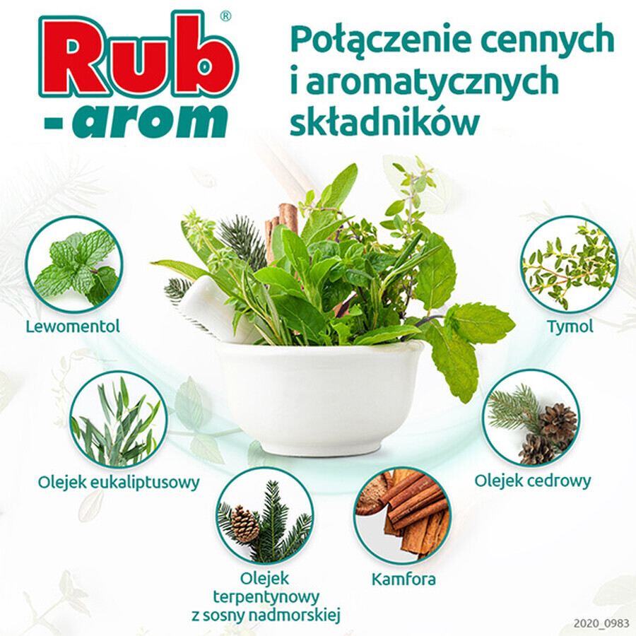 Rub-arom, unguent de încălzire, 40 g