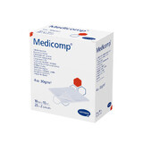 Medicomp, comprese sterile, nețesute, 4 straturi, 30 g/m2, 10 cm x 10 cm, 50 buc.